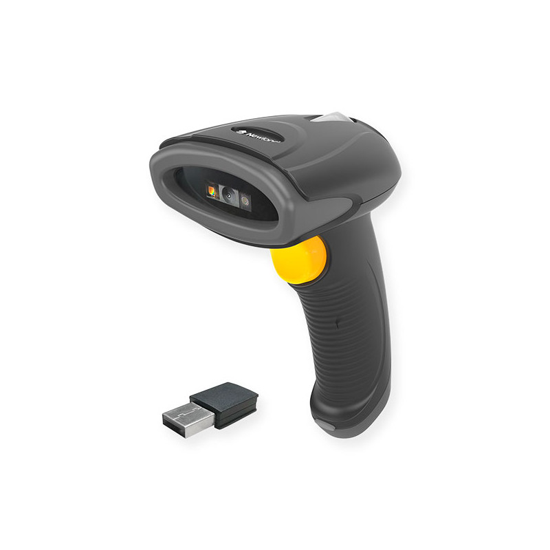Беспроводной сканер штрих-кода Newland HR2081-BT, Bluetooth + 2.4ГГц, USB-HID, черный с радиотранспо