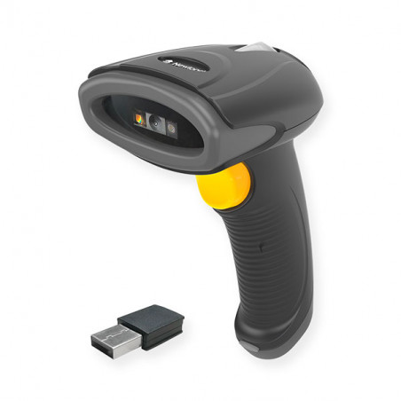 Беспроводной сканер штрих-кода Newland HR2081-BT, Bluetooth + 2.4ГГц, USB-HID, черный с радиотранспо