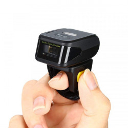 Беспроводной сканер штрих-кода Newland BS10R (Sepia), 2D, сканер на палец, Bluetooth, USB, черный, с