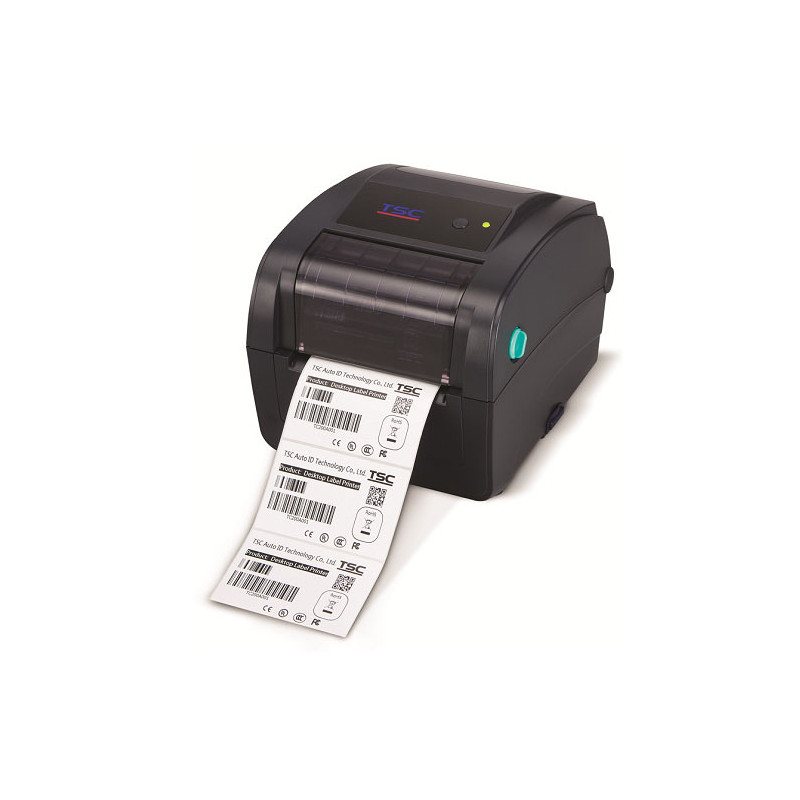 TSC TC200 настольный термотрансферный принтер для печати этикеток, 203 dpi, 112 мм, 152 мм/с, USB, LPT, RS-232, Ethernet