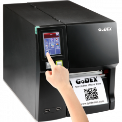 Принтер этикеток термотрансферный Godex ZX-1600i, промышленный, 600 dpi, 3 ips, ЖК дисплей, RS232/US